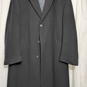 Men’s Joseph A Bank Wool Cashmere Overcoat – Size 42R